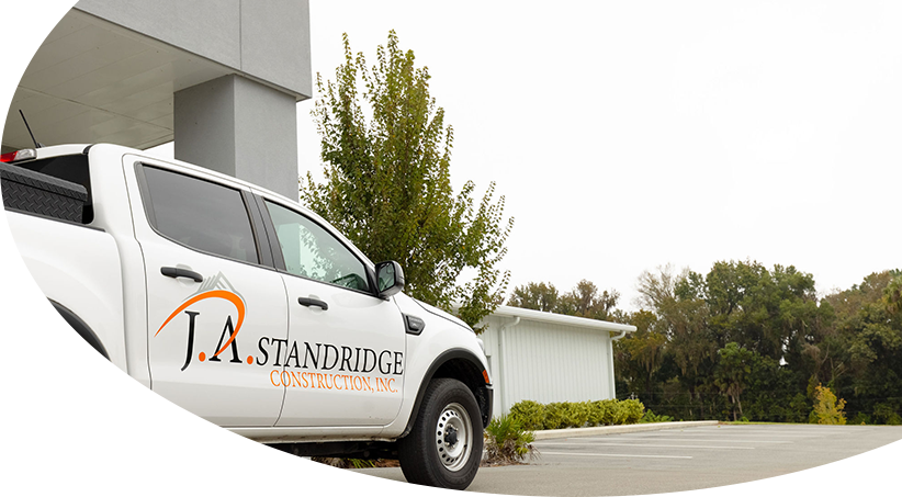 Truck with J.A. Standridge Logo