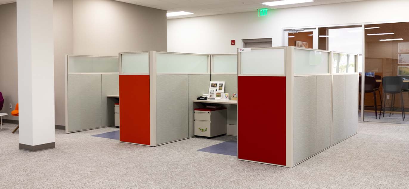 Colorful cubicles